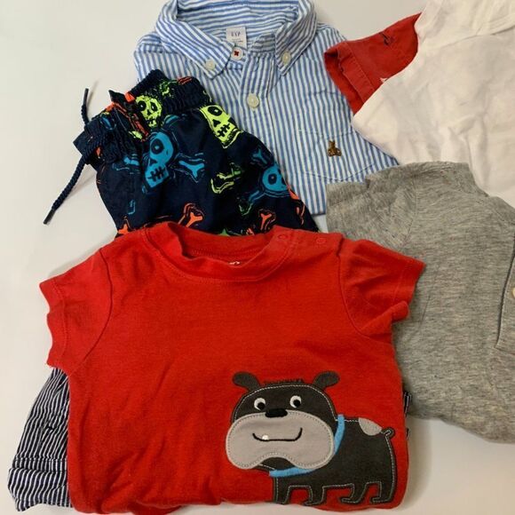 Boy 12 Month 8 Piece Outfit Bundle - Picture 2 of 11